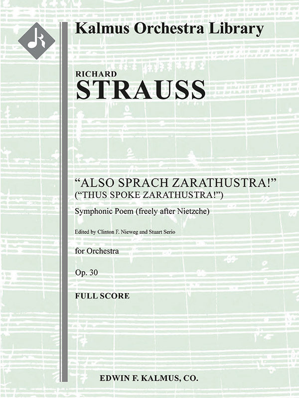 Strauss: Also Sprach Zarathustra, Op. 30