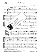 Bartók: 44 Duos (arr. for 2 flutes)