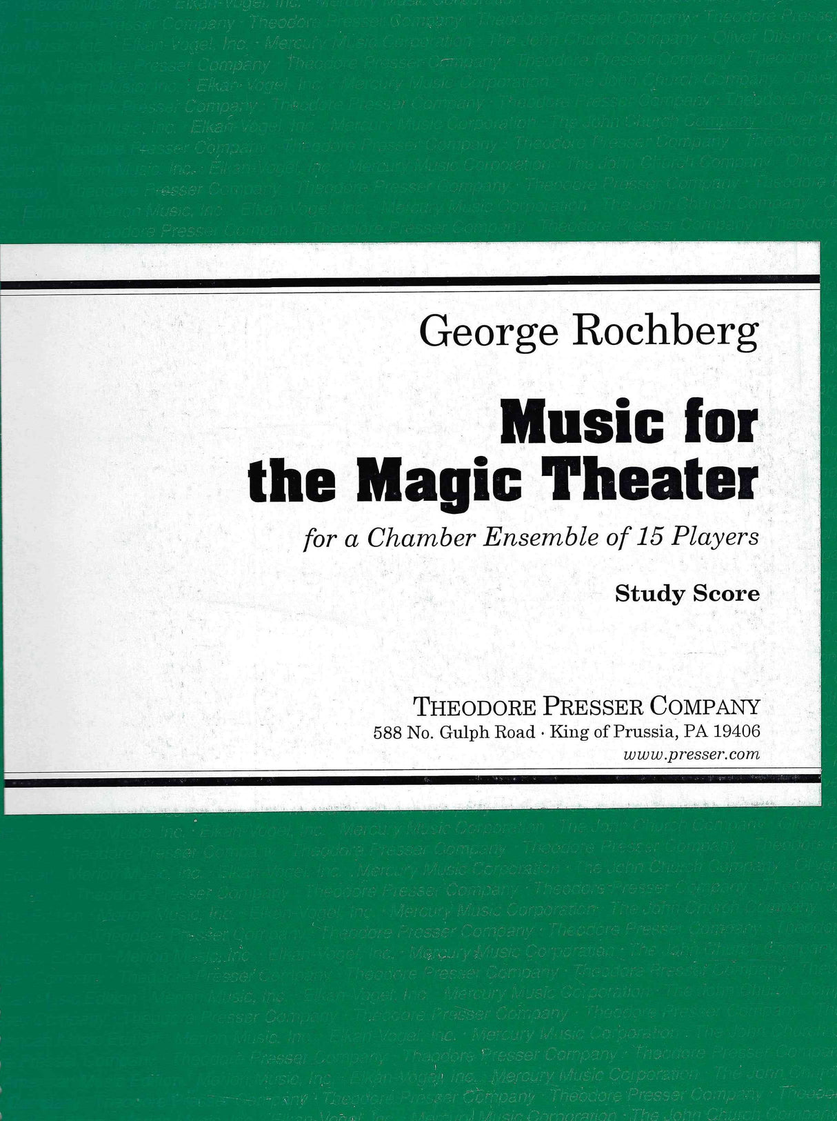 Rochberg: Music for The Magic Theater