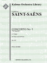 Saint-Saëns: Piano Concerto No. 5 in F Major, Op. 103