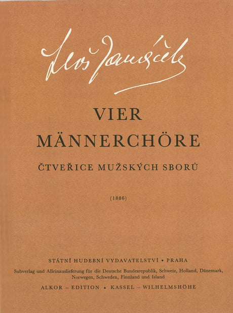 Janáček: Four Pieces for Male Choir