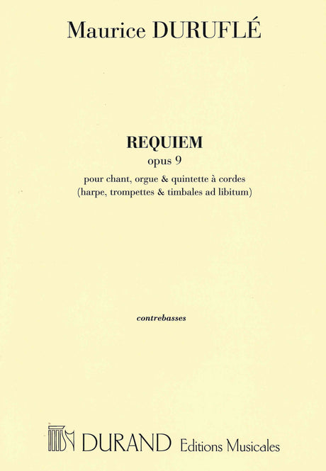 Duruflé: Requiem, Op. 9 - Reduced Orchestration