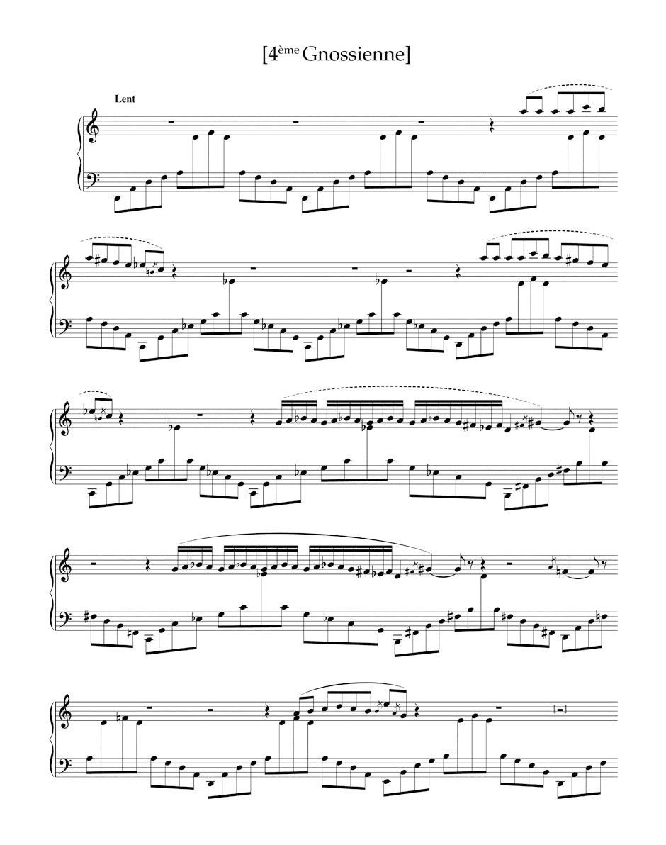 Satie: 3 Gnossiennes