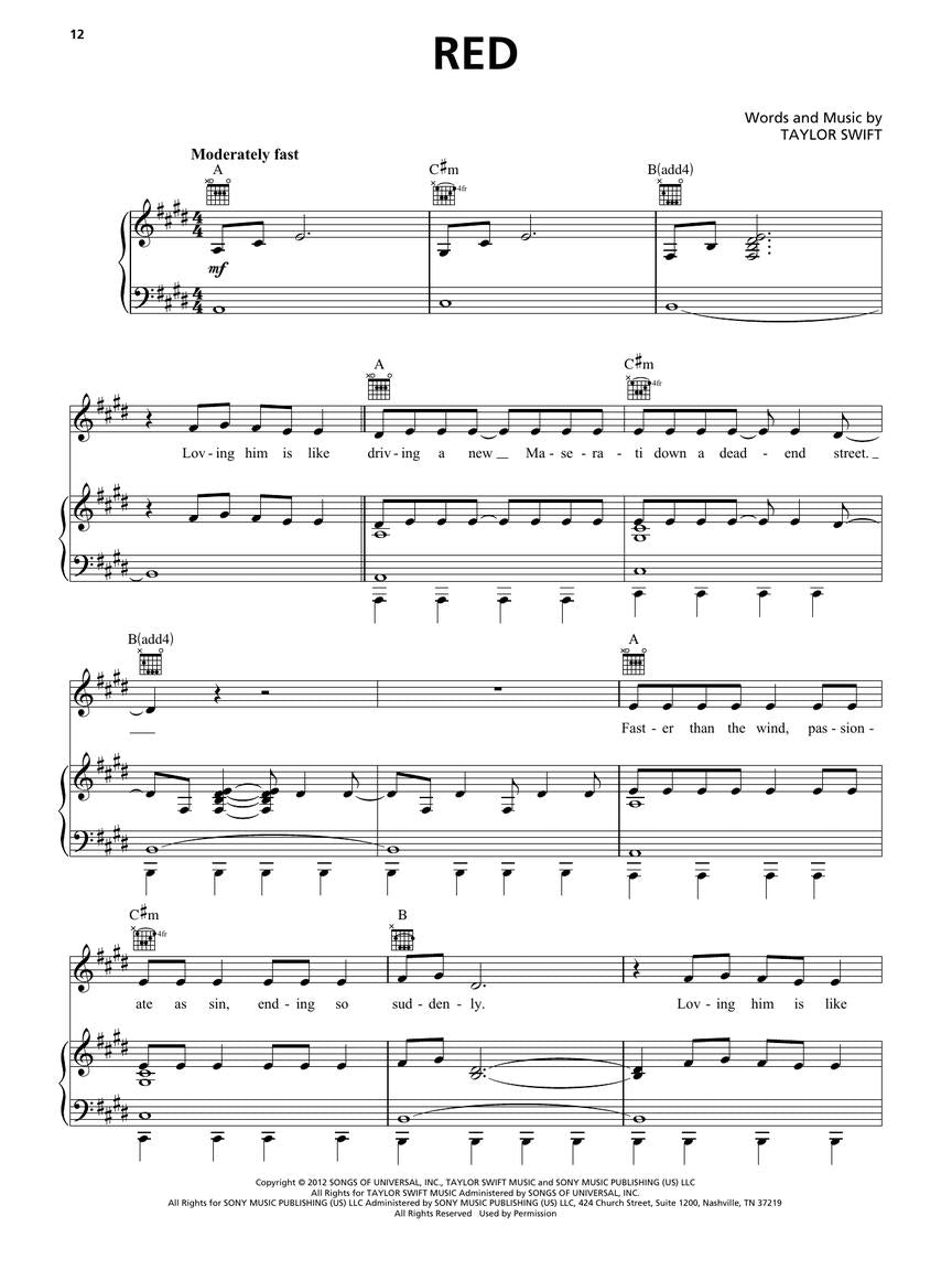 Taylor Swift – Red (Taylor's Version)