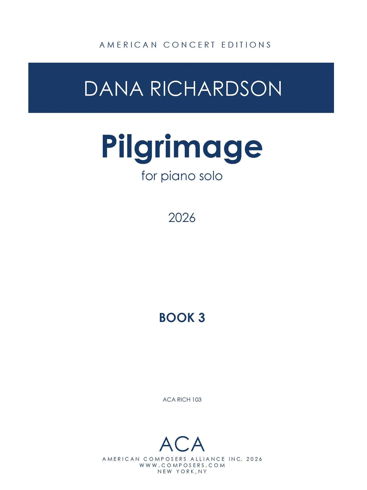 D. Richardson: Pilgrimage - Book 3