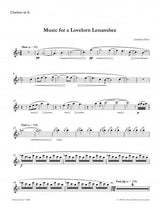 Dove: Music for a Lovelorn Lenanshee (Version for Clarinet & Piano)