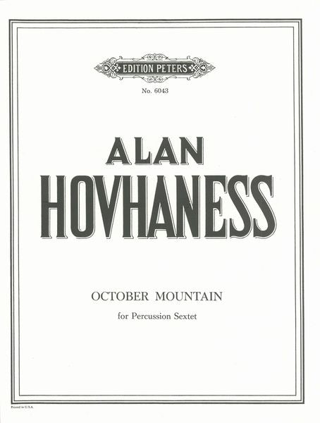 Hovhaness: October Mountain, Op. 135