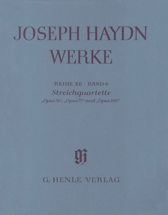 Haydn: String Quartets, Opp. 76, 77 & 103