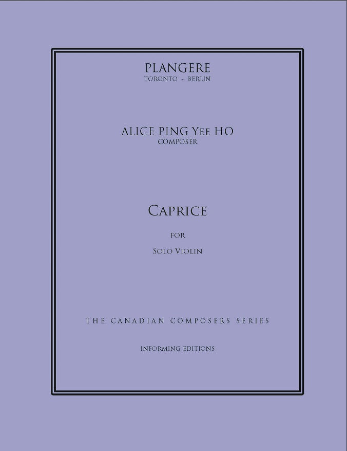 Ho: Caprice (Version for Violin)