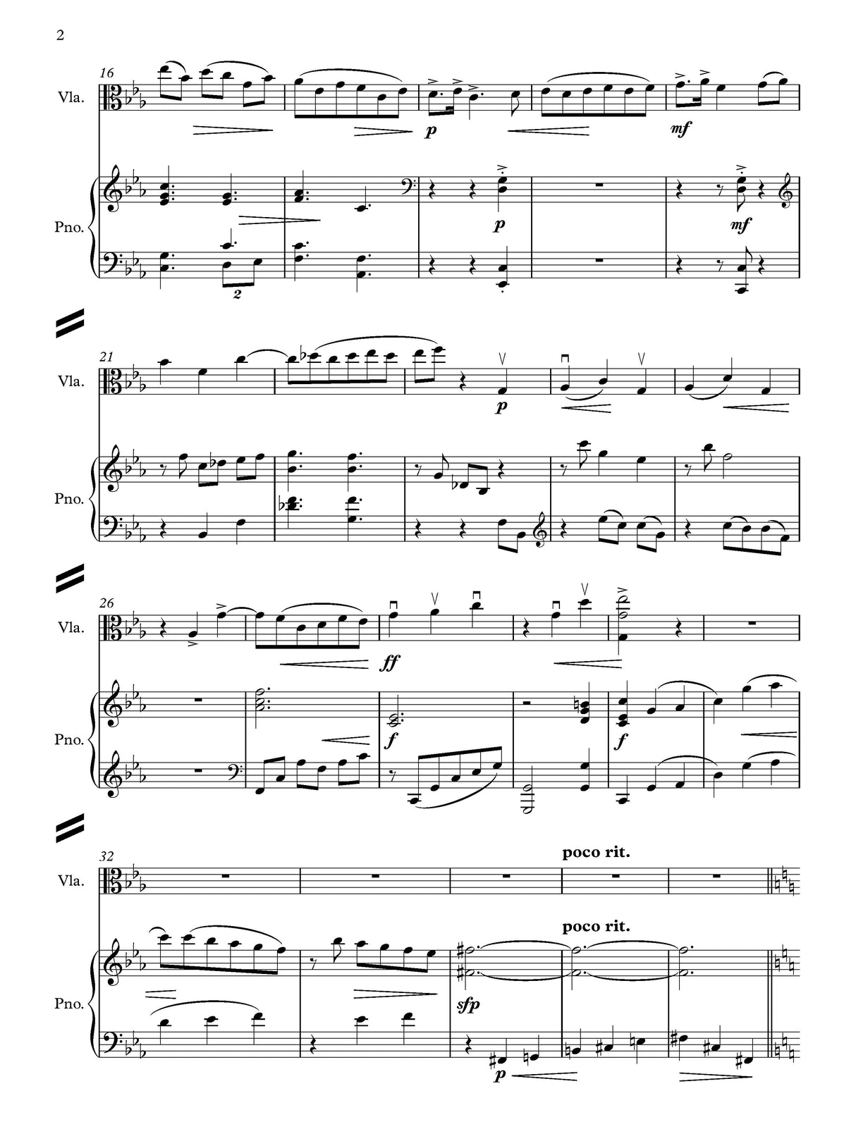 Kay: Sonatine for Viola & Piano