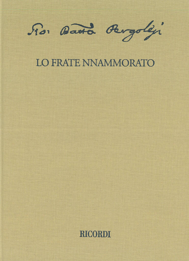 Pergolesi: Lo frate 'nnammorato