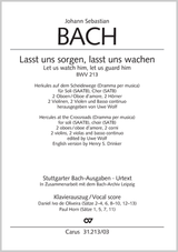 Bach: Lasst uns sorgen, lasst uns wachen, BWV 213