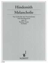 Hindemith: Melancholie, Op. 13
