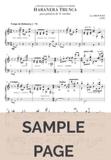 Brouwer: Habanera trunca (Version for 11-string Guitar)