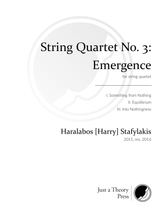 Stafylakis: String Quartet No. 3 ("Emergence")