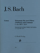 Bach: Trio Sonata in G Major, BWV 1039