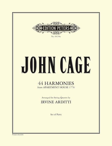 Cage: 44 Harmonies from Apartment House 1776 (arranged for String Quartet)