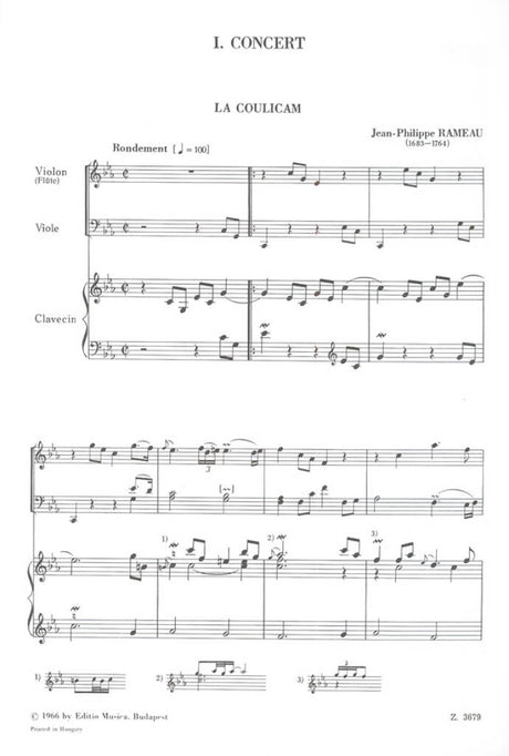 Rameau: Pièces de clavecin en concerts