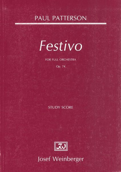 Patterson: Festivo, Op. 74