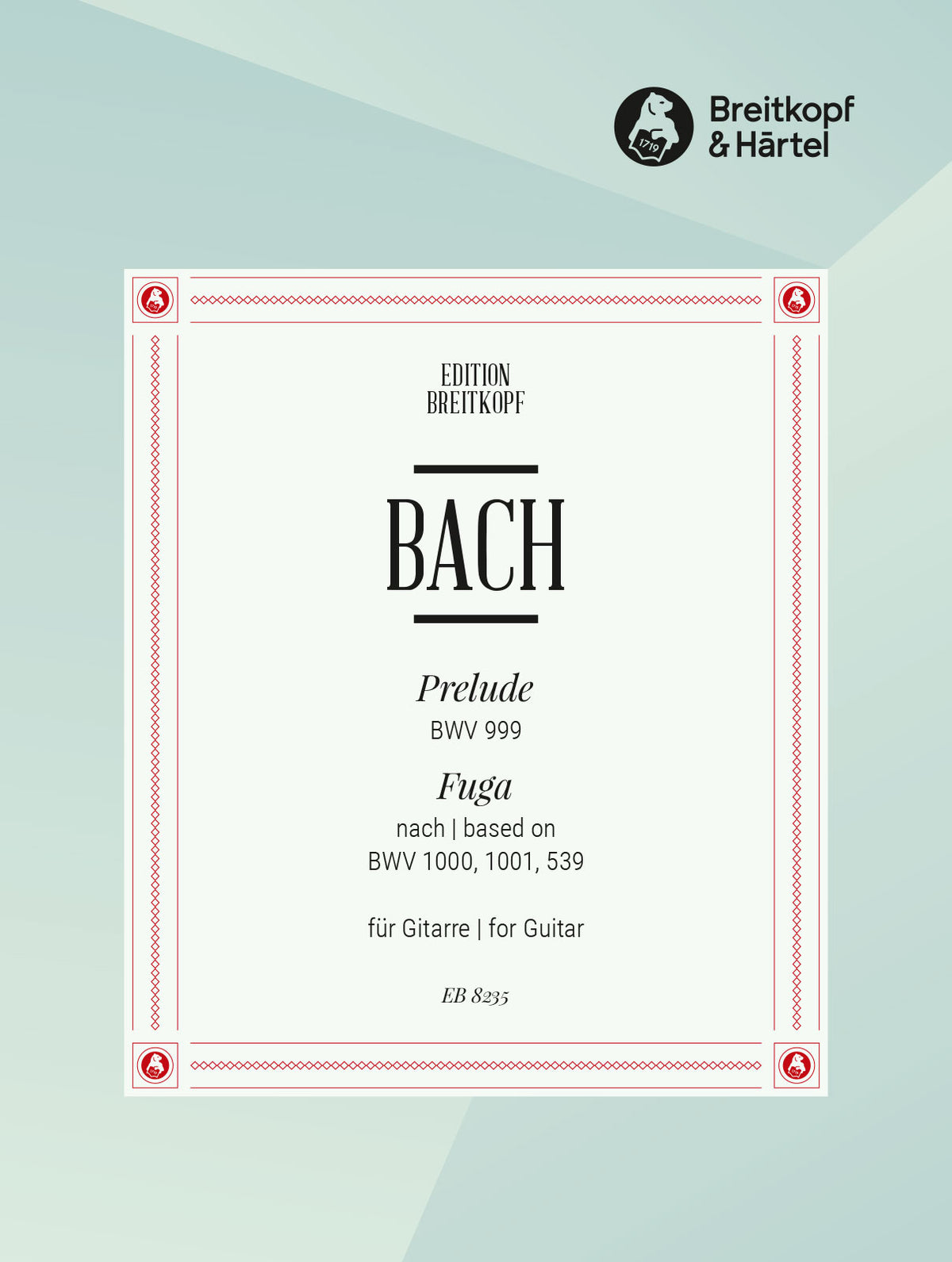 Bach: Prelude BWV 999 and Fugue nach BWV 1000, 1001, 539