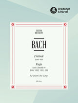 Bach: Prelude BWV 999 and Fugue nach BWV 1000, 1001, 539
