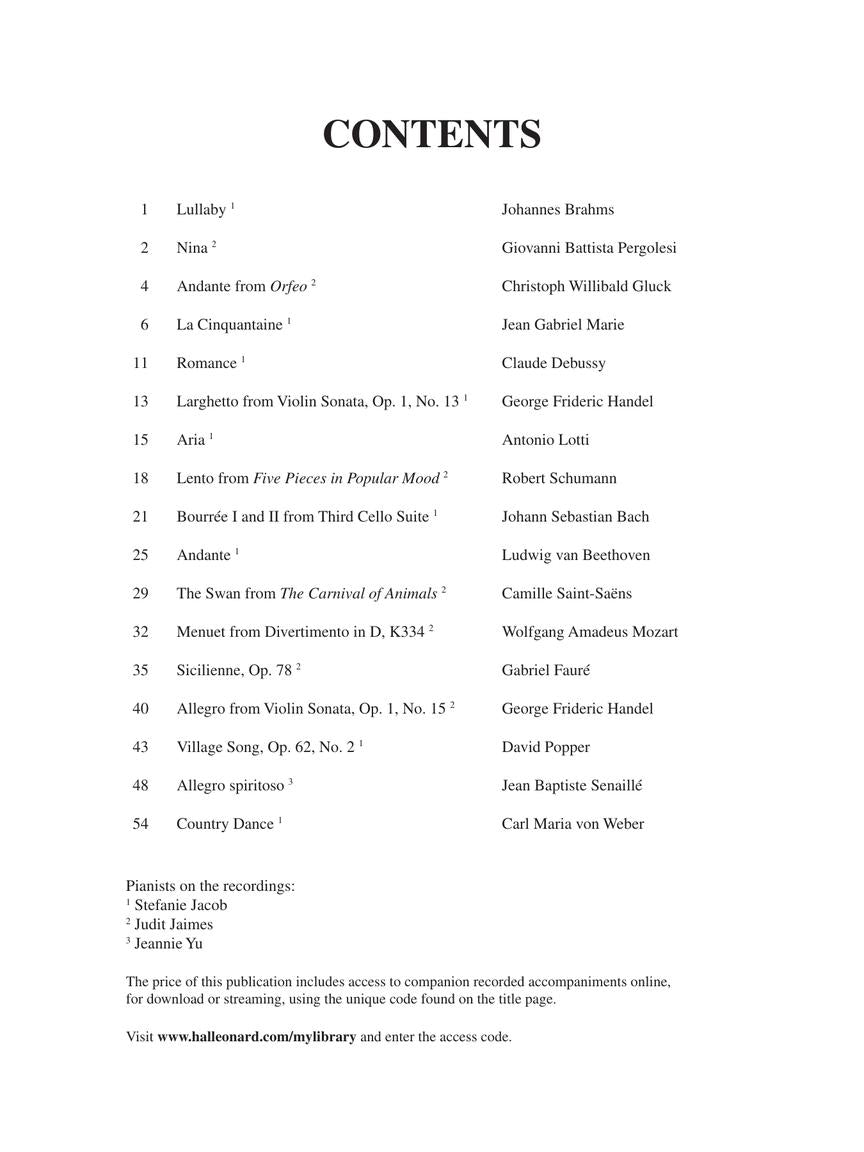 Solos for the Cello Player