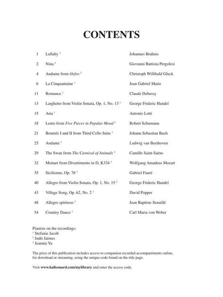 Solos for the Cello Player