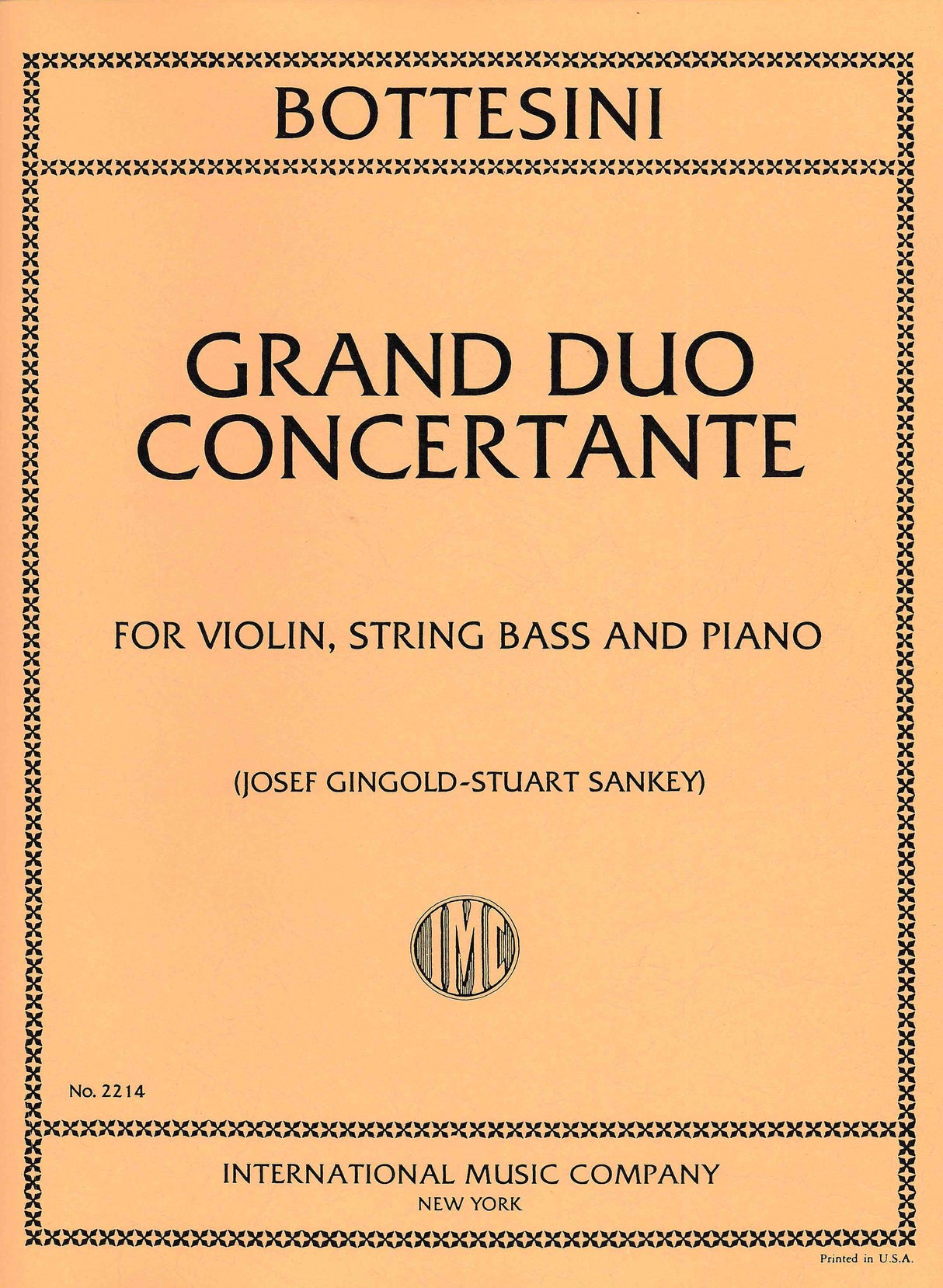 Bottesini: Grand duo concertant