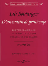 L. Boulanger: D'un matin de printemps