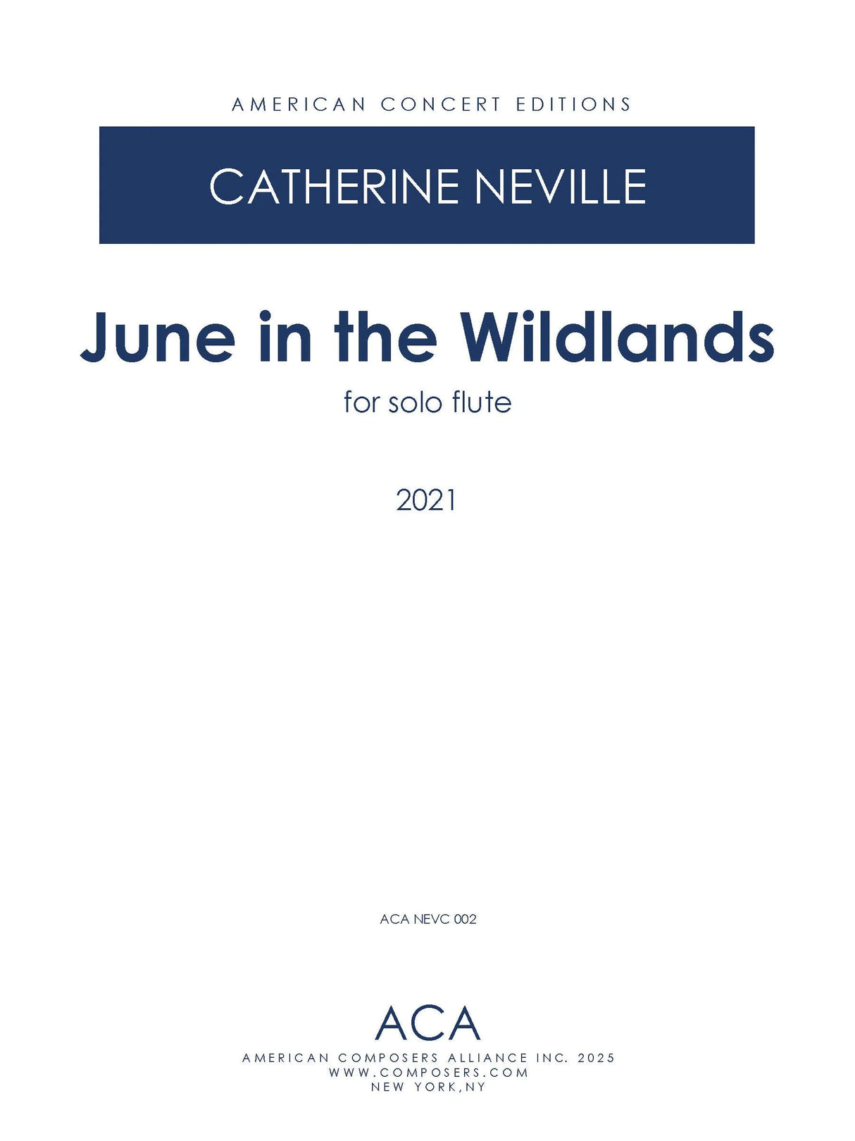 Neville: June in the Wildlands