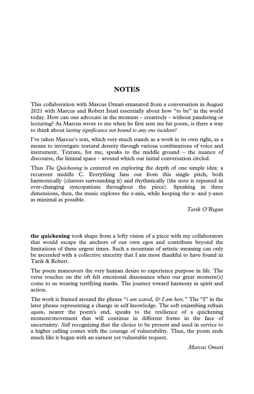 O'Regan: The Quickening