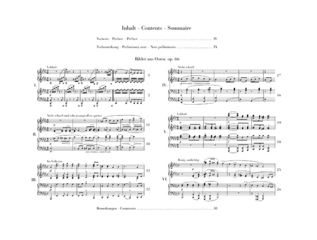 Schumann: Pictures from the East, Op. 66