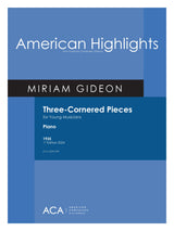 Gideon: Three-Cornered Pieces for Young Musicians