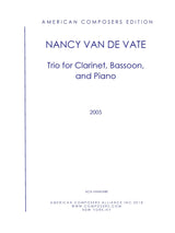 Van de Vate: Piano Trio (Version for Clarinet, Bassoon and Piano)