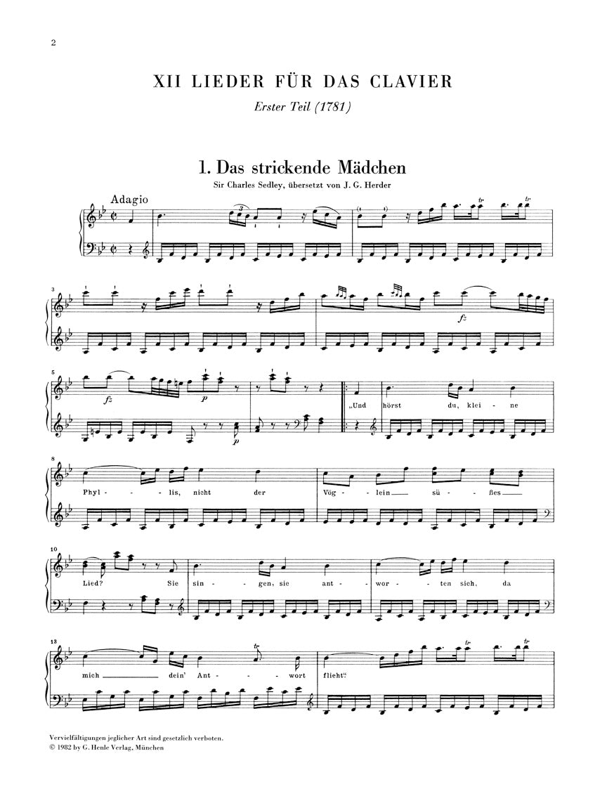 Haydn: Songs for Voice and Piano