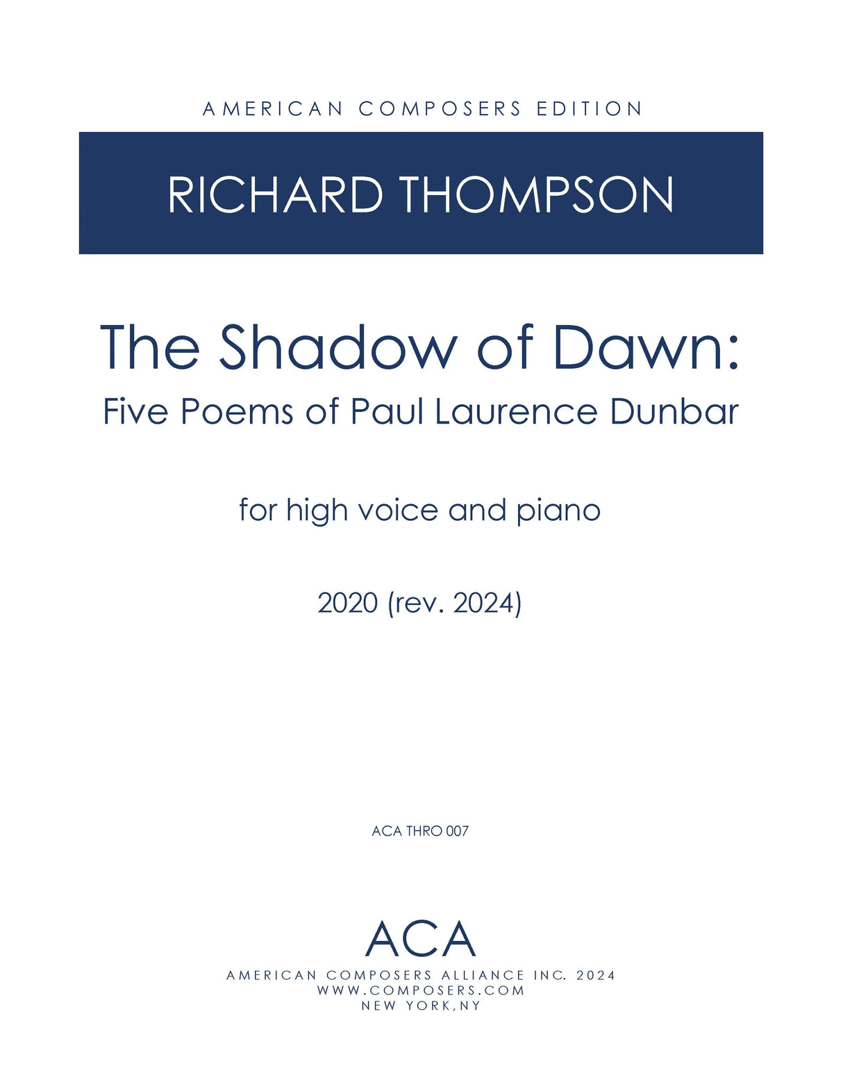 Thompson: The Shadow of Dawn