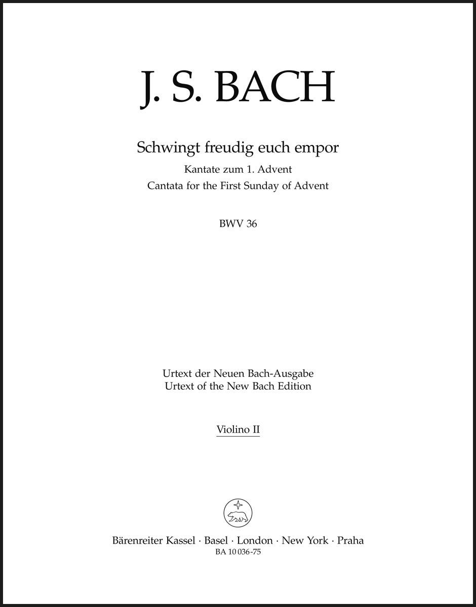 Bach: Schwingt freudig euch empor, BWV 36