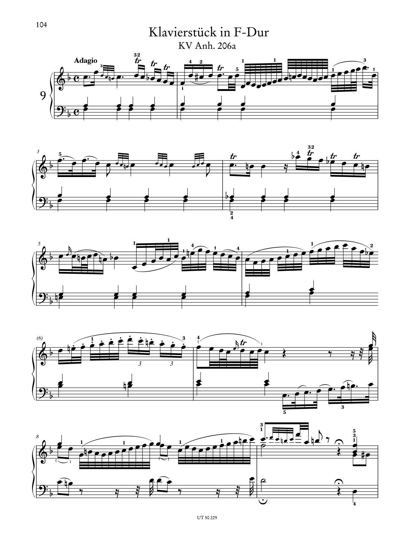 Mozart: Piano Pieces - Volume 1 (Early Works) – Ficks Music