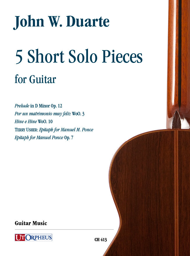 Duarte: 5 Short Solo Pieces for Guitar