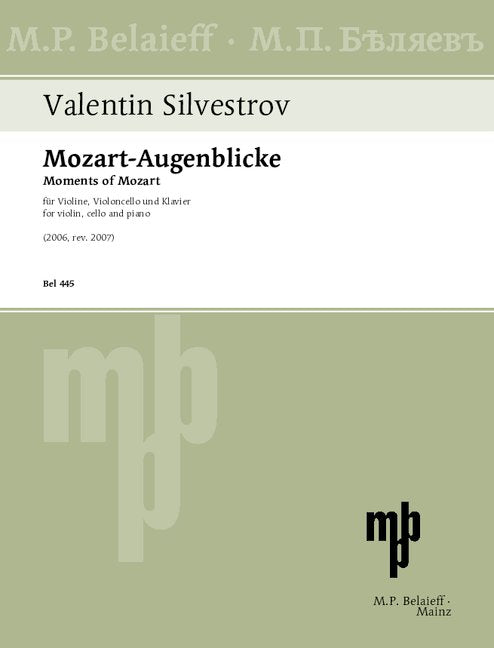 Silvestrov: Moments of Mozart