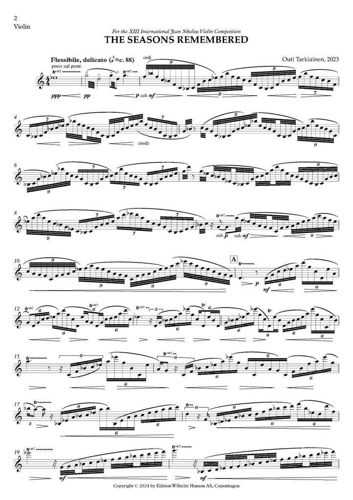 Tarkiainen: The Seasons Remembered