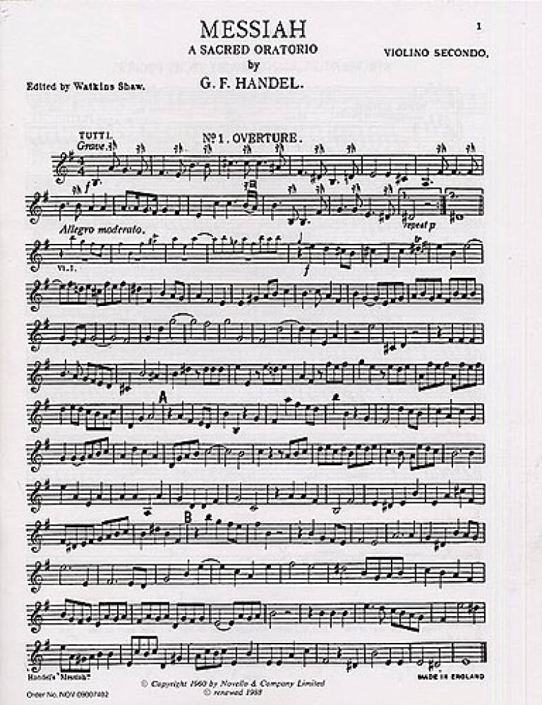【中古】 Handel: Messiah (Complete) / Handel Handel: Messiah, HWV 56 – Ficks Music
