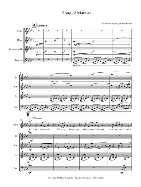 Berenholtz: Song of Marawa