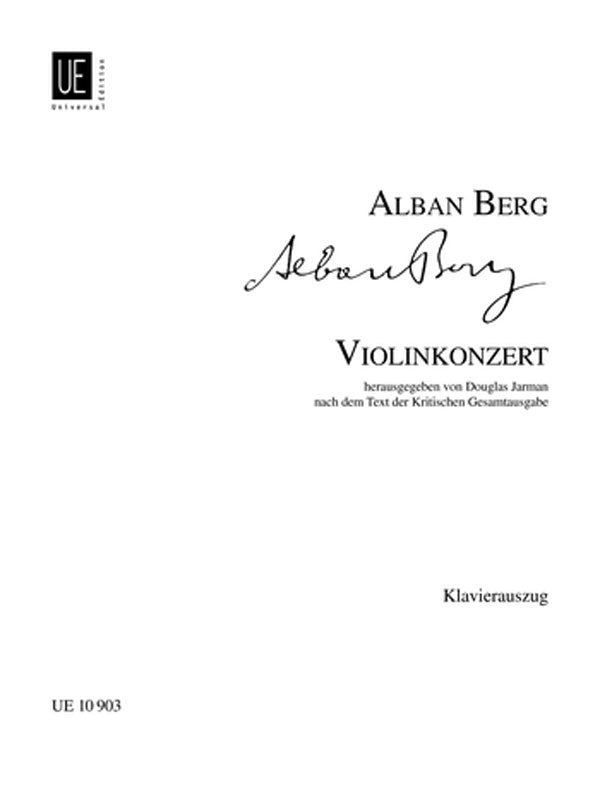 Berg: Violin Concerto – Ficks Music