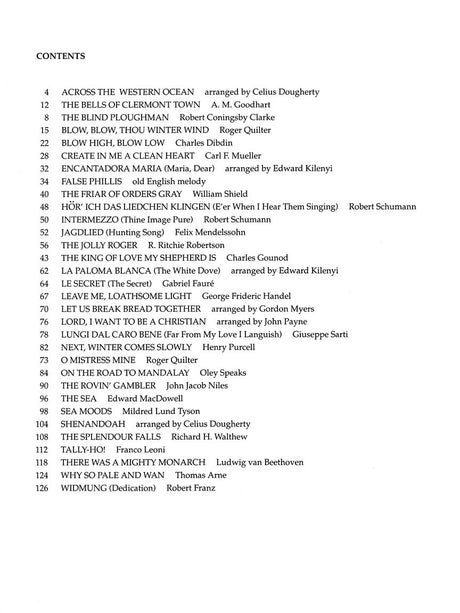 The First Book of Baritone/Bass Solos