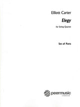Carter: Elegy for String Quartet