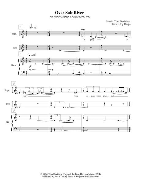 Davidson: Over Salt River (Version for Soprano, Viola, & Piano)