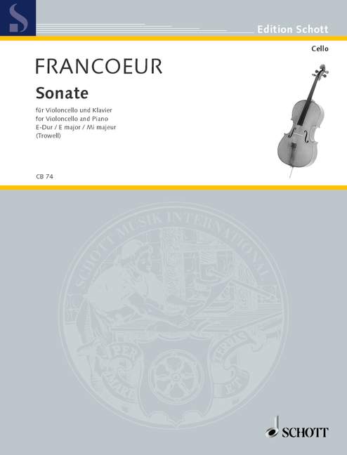 Francoeur: Cello Sonata in E Major