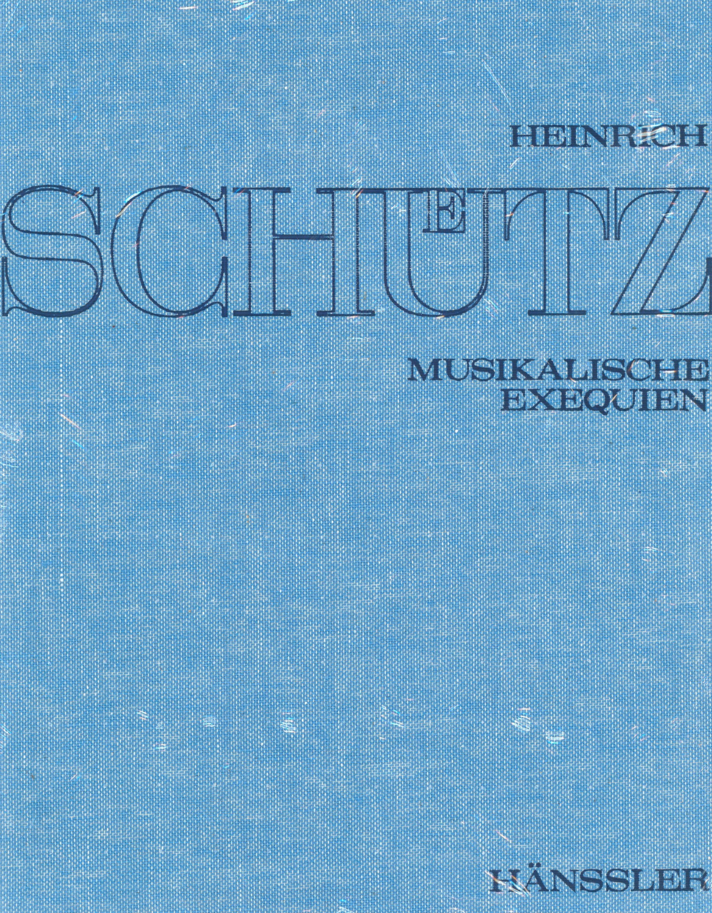 Schütz: Musikalische Exequien, SWV 279–281, Op. 7 – Ficks Music