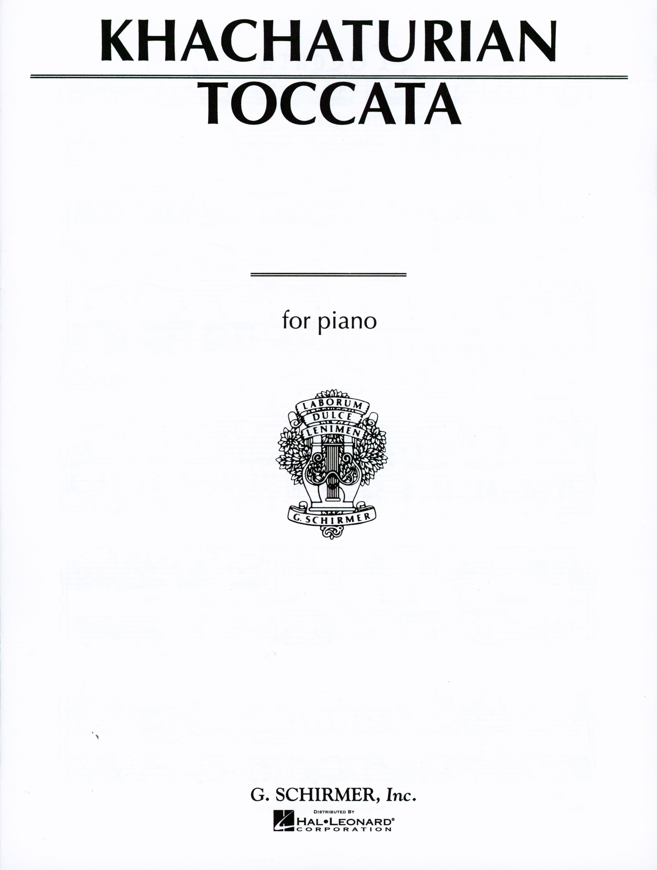 Khachaturian: Toccata – Ficks Music